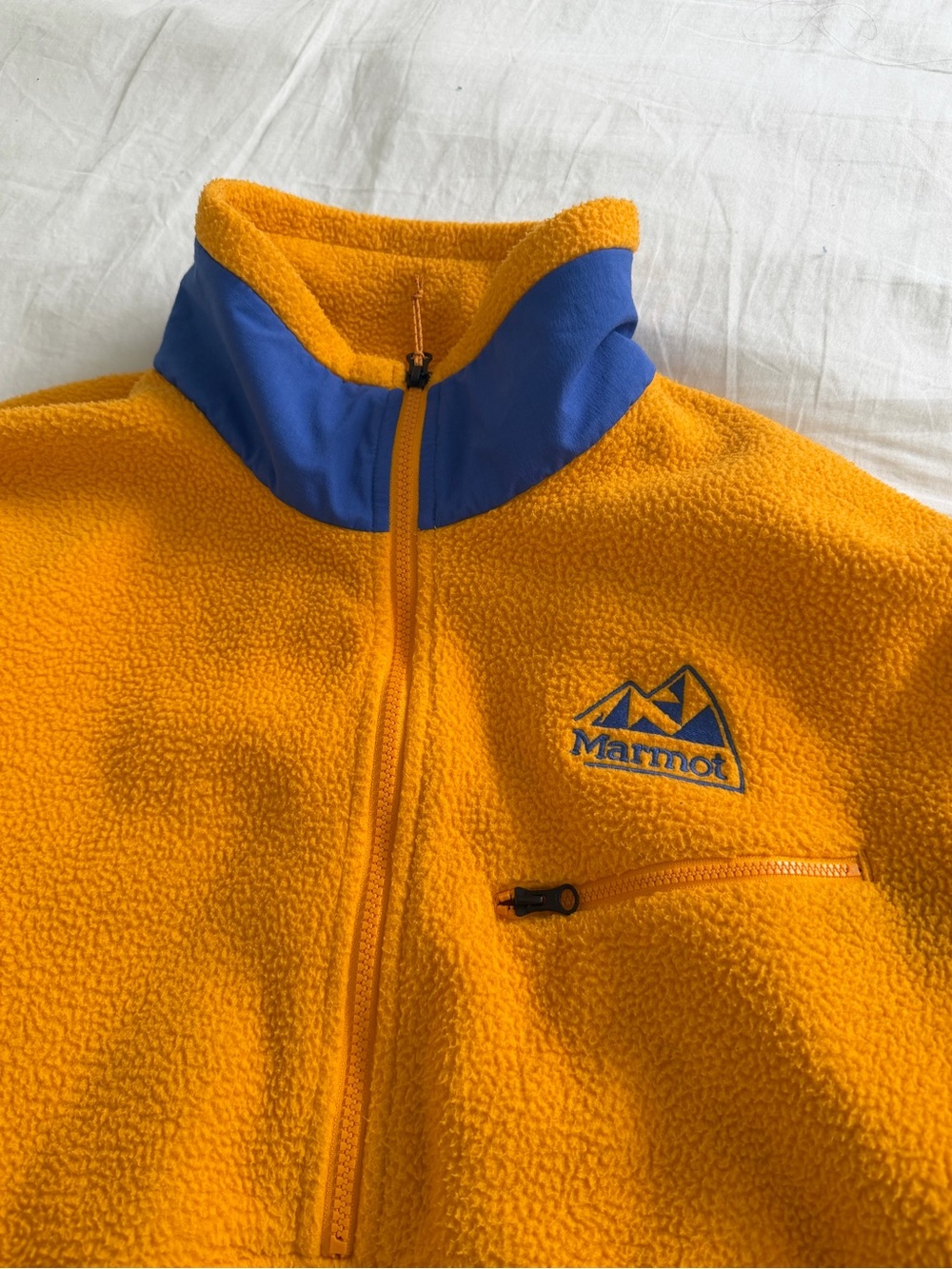 Marmot men’s Yellow & Blue Fleece